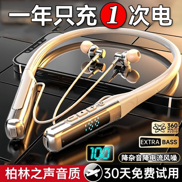 Voice of Berlin, Germany Super long battery life neck Bluetooth headset sports large power 2025 new official genuine