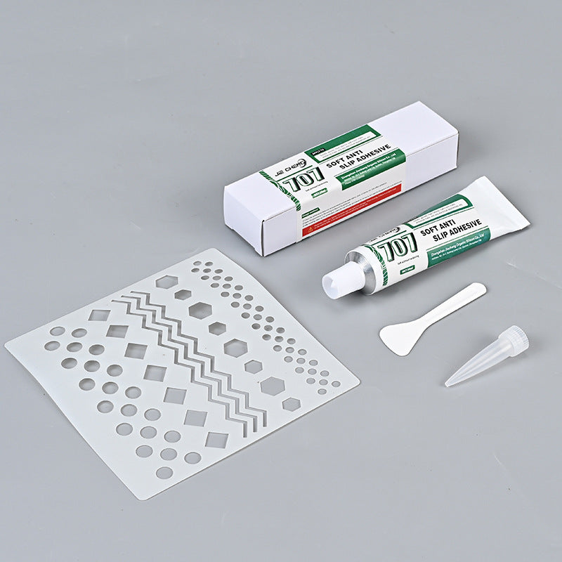 Cross-border special supply of soft anti-skid rubber fabric gloves anti-skid glue bathroom carpet friction waterproof reinforced glue wholesale