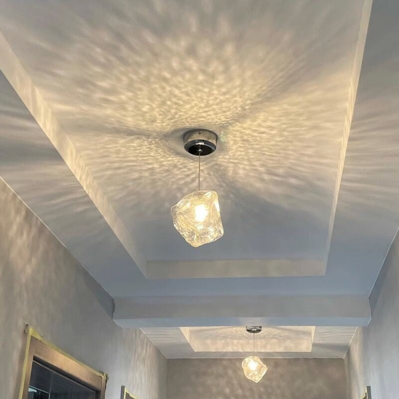 Ice lamp designer aisle chandelier modern simple Internet celebrity corridor chandelier Nordic creative entrance lighting