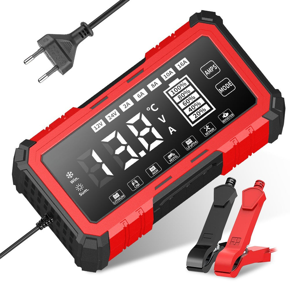 12v/24v 16a lithium iron phosphate (lifepo4) & lead-acid battery charger, 12v battery charger