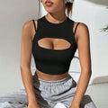hot-selling comfy basics instrendy street style t-shirt  spring and summer new arrival silm sleeveless vest tops