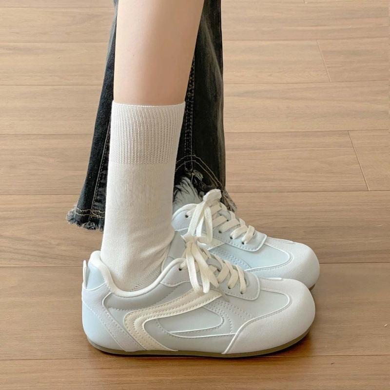 Retro german training shoes women's 2026 new arrival springeasiest for matchwhite shoes ins trendy casual sneakers women's shoes