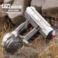 new arrival space manual and automatic three-function scorpion uzi light electric water gun summer men's water toy