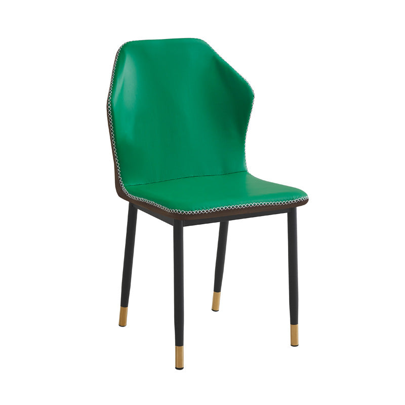 Source factory manufacturer wholesale italian normcore dining chair for home carbon steel restaurant hotel chair office reception chair