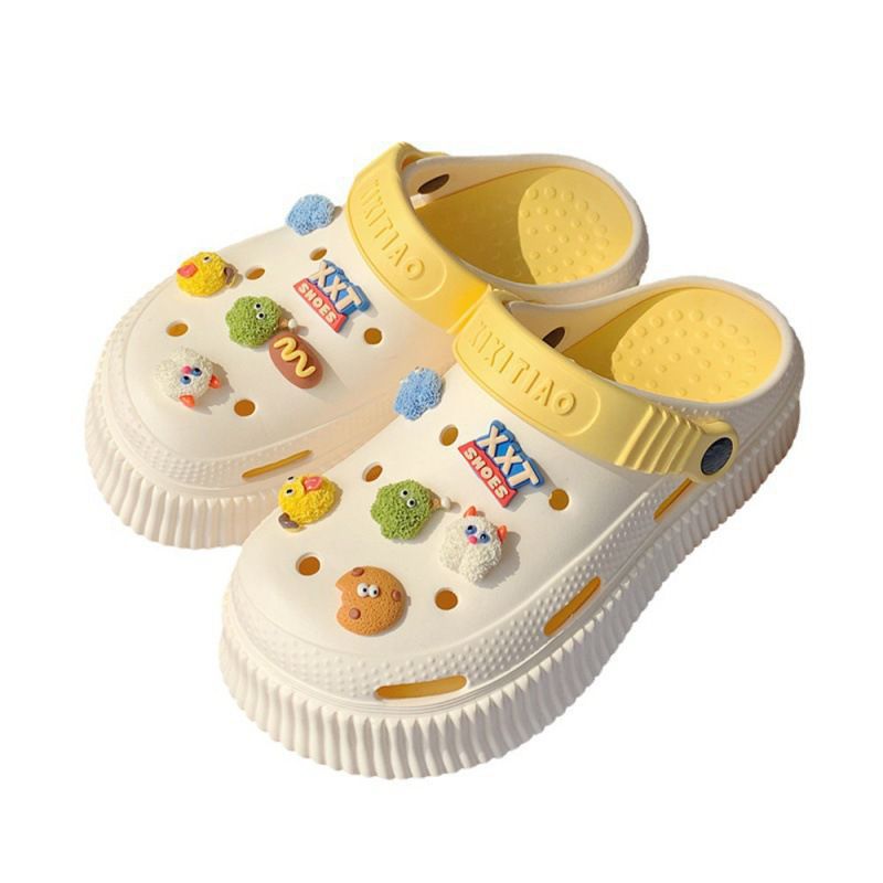 2025 baotou sandals women's hot style clogs outwear non-slip home soft beach new arrivalcouple sandals