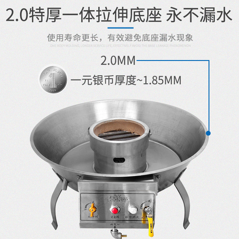 Aisiyiboman 201/304 stainless steel double-layer charcoal gas duck roasting oven engineering duck roasting oven suckling pig hanging oven