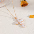 Wholesale vintage cross necklaces - european & american cross-border style, french baroque pearl pendants, unique & high-end choker necklaces