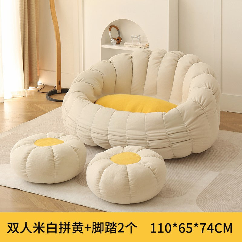 Popular bean bag lazy sofa bedroom for home double tatami lounge chair balcony casual reclining sofa