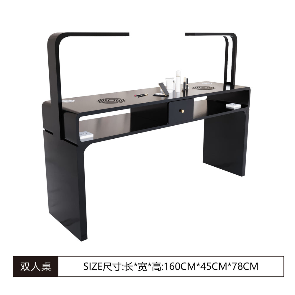 Cute popular scandinavian makeup stool bedroom backrest chair light luxury ins style modern minimalist nail salon