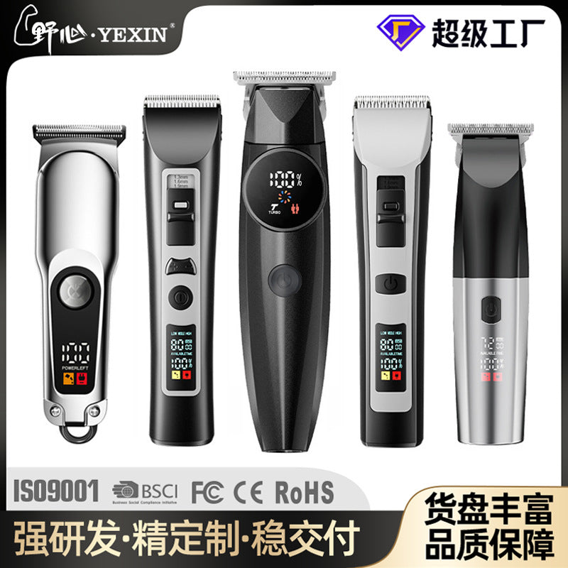 waterproof professional electric hairdresser fast charging oil head hair salon bald electric clipper for home hairdressing clipper