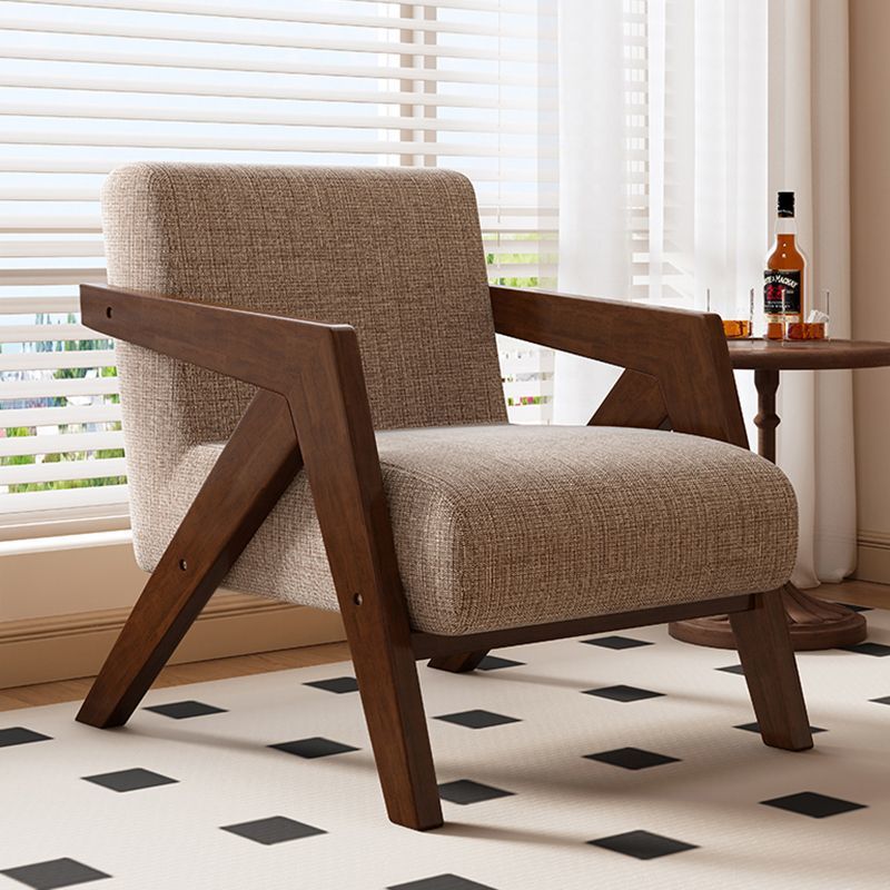 Richard nordic solid wood single sofa chair living room french cafe hotel retrob&b balcony lazy chair