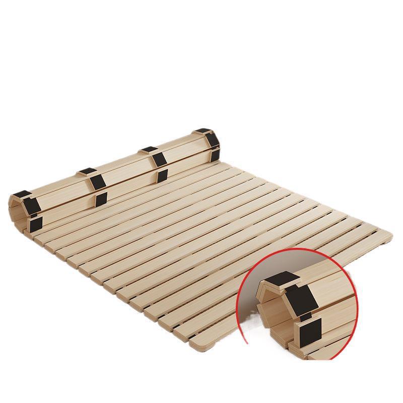 Solid wood bed board tatami bed frame row skeleton mattress floor layer breathable moisture-proof foldable pine bed shelf