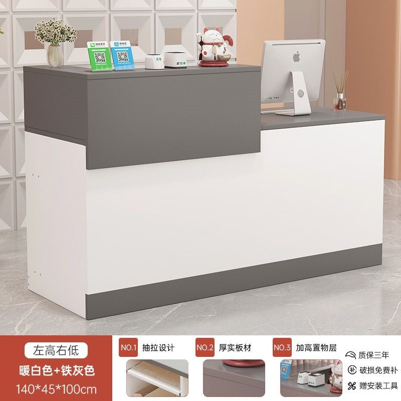 Cashier counter modern casual store small popular clothing store counter front bar table beauty salon reception desk