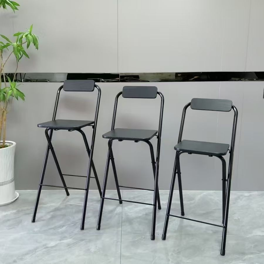Bar chair, high stool, foldable chair, high foldable chair, dining chair, bar counter, cashier counter, high foldable portable chair