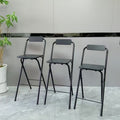 Bar chair, high stool, foldable chair, high foldable chair, dining chair, bar counter, cashier counter, high foldable portable chair