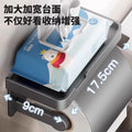 Bathroom tissue box wall-mounted toilet paper holder, punch-free waterproof toilet paper dispenser, restroom roll paper holder