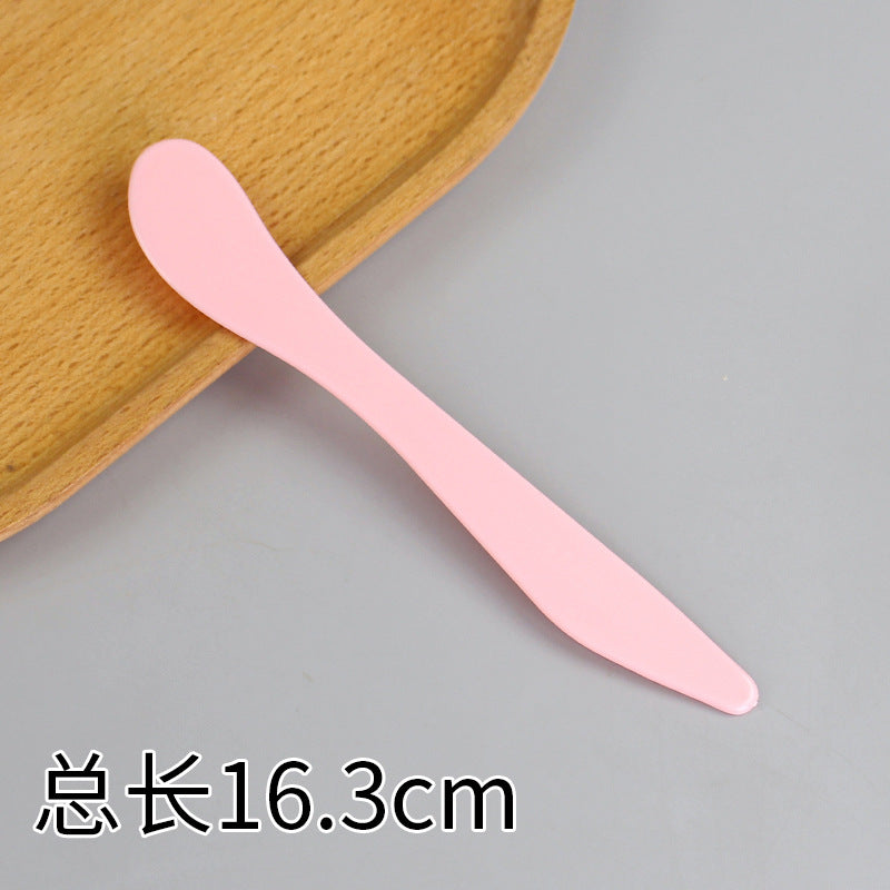 Wholesale facial mask applicator spatula set: plastic beauty mixing, stirring, scraping, and smoothing tools for face, body, and eye creams - crescent shaped spoons included