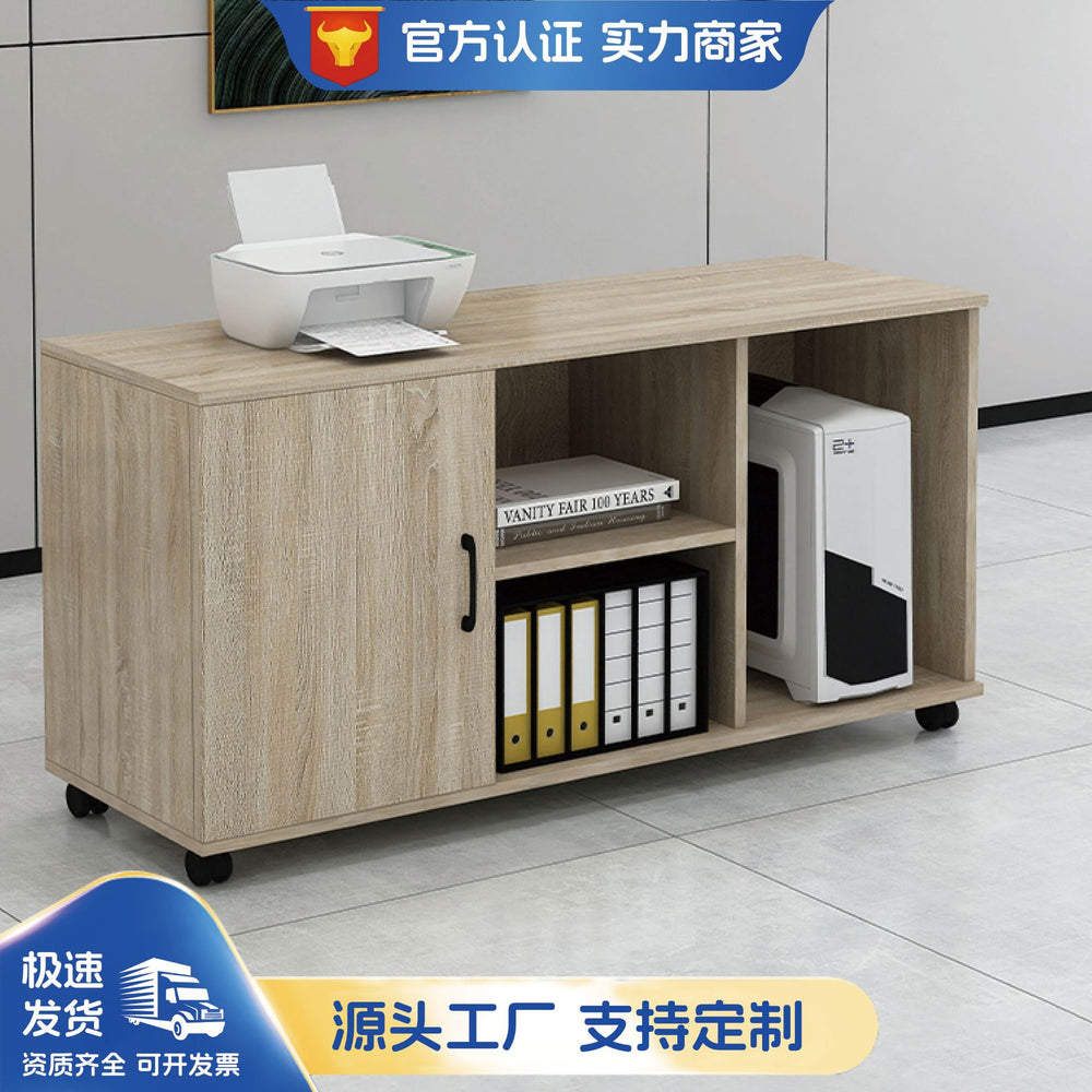 Office desk employee workstation single desk mobile low cabinet minimalist modern office staff computer desk low cabinet
