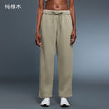 Fleece-lined casual pants - new autumn/winter collection - women's loose fit straight leg sports trousers - warm drawstring joggers - d25134
