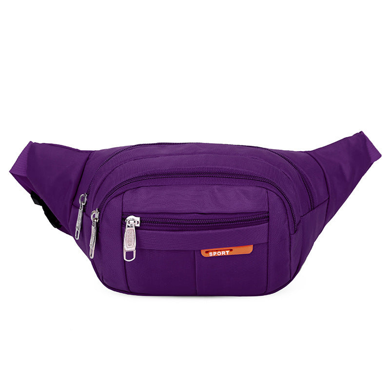 New niche men's messenger bag fashion spring and summer multi-functional breast bag fitness outdoor sports mobile phone fanny pack women