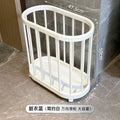 Vintage-style laundry hamper - mobile laundry basket cart - large capacity laundry basket - bathroom laundry basket organizer