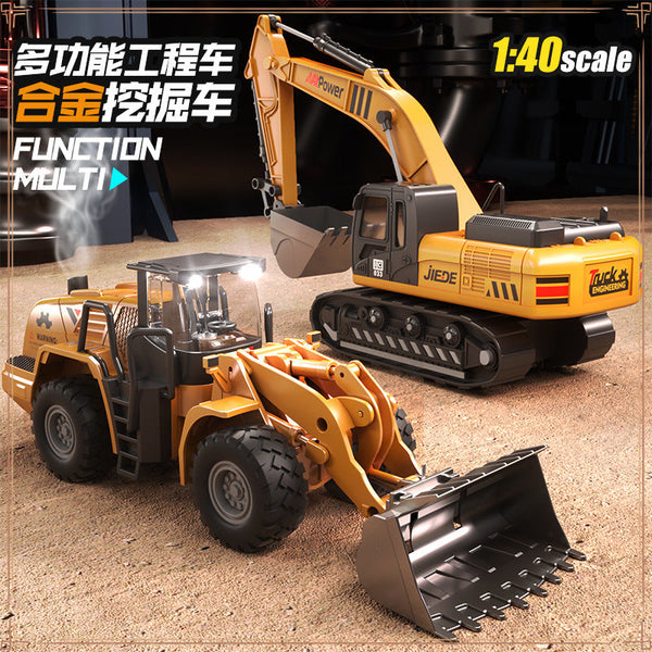 Alloy simulation model construction vehicle toy excavator toy crane bulldozer truck alloy toy car set