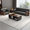 Saint li office sofa - minimalist modern office business sofa set for reception, meeting, and negotiation
