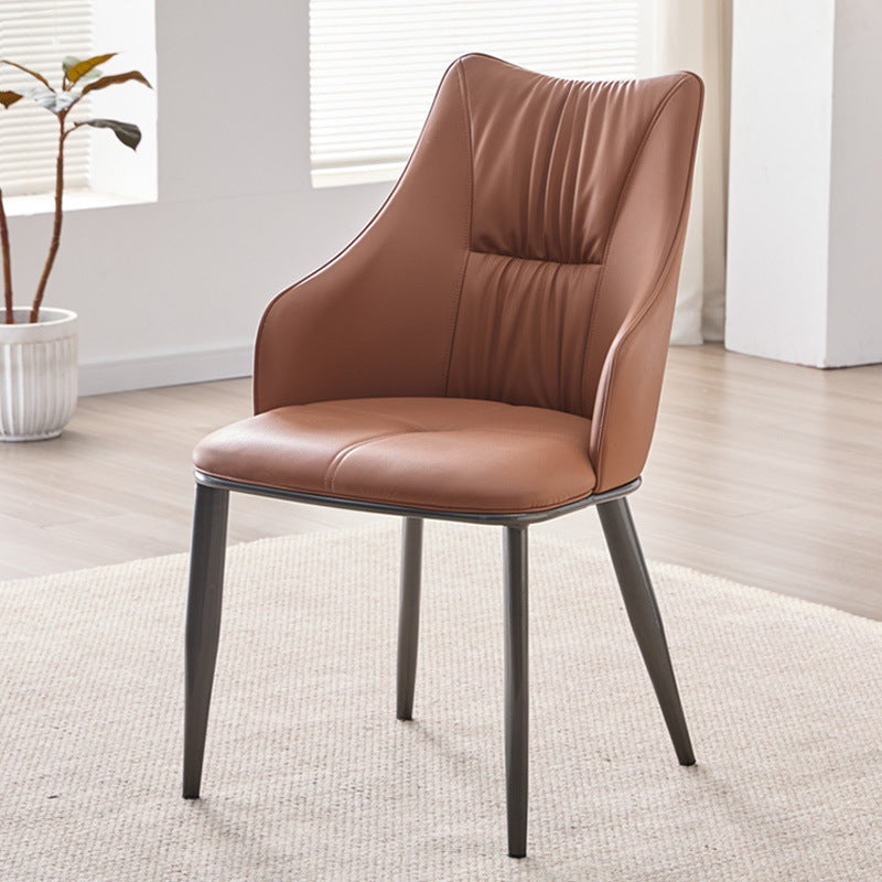 Italian light luxury backrest dining chair manufacturer wholesale personalized scandinavian stool modern casual backrest chair hotel negotiation chair