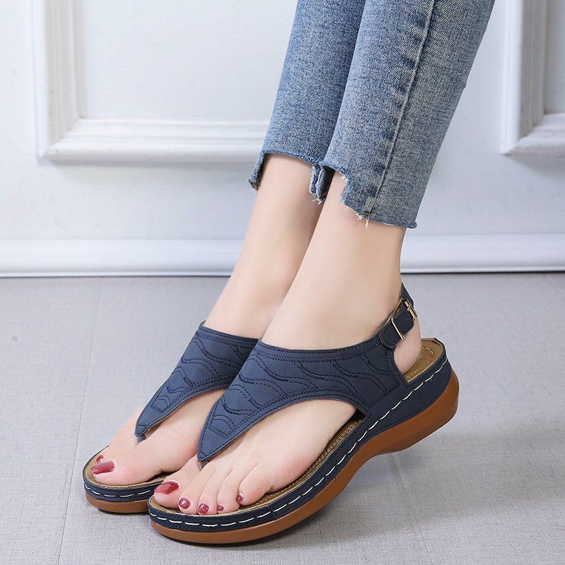 Women's plus size sandals (sizes 35-43) - new summer roman sandals, fairy style high heels, platform wedges