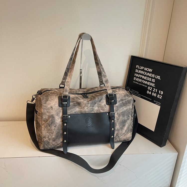 Cross-border fashion large-capacity travel bags, light travel, hand luggage bags, outdoor camping storage, messenger bags wholesale