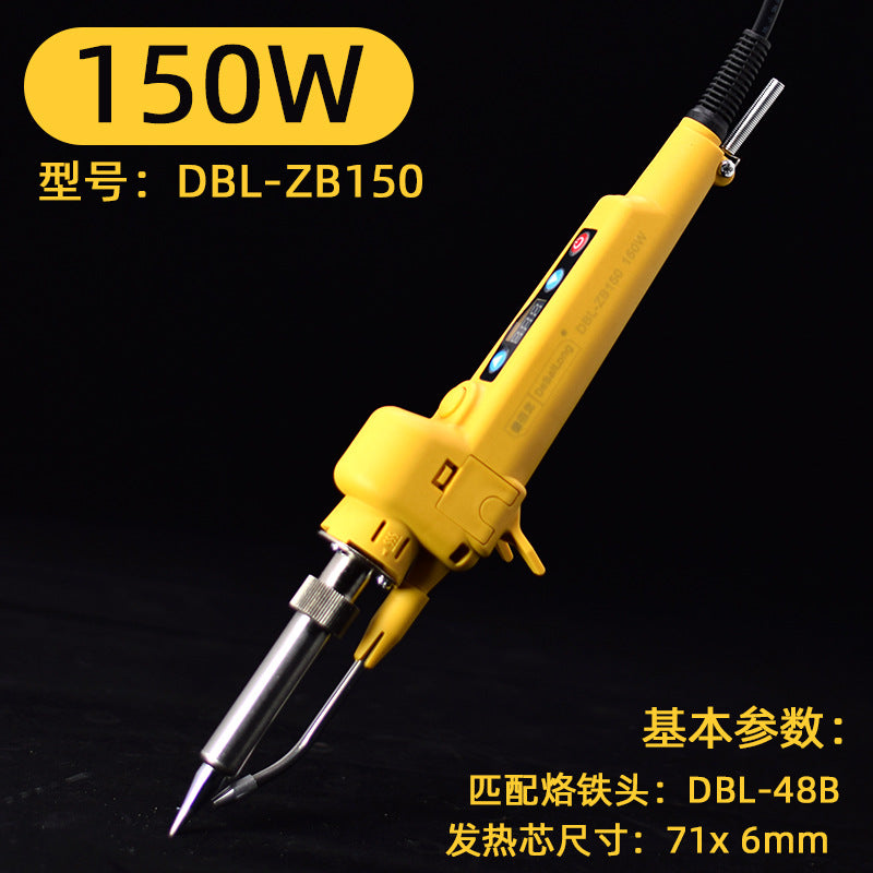 Straight shank digital display solder gun internal heat external heat solder tool single hand welding electric soldering iron semi-automatic tin soldering iron