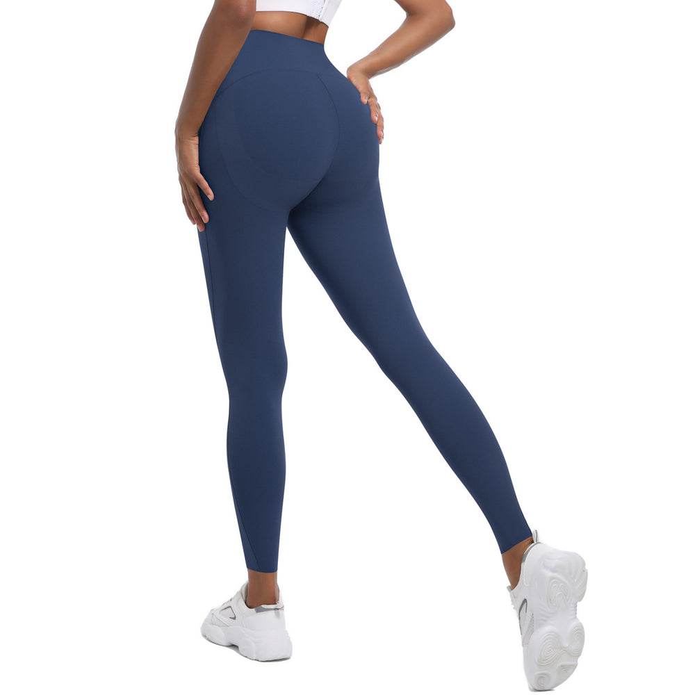 Clearance: barely-there high-waisted peach lift seamless yoga leggings - women's quick-dry workout pants for outdoor running and fitness