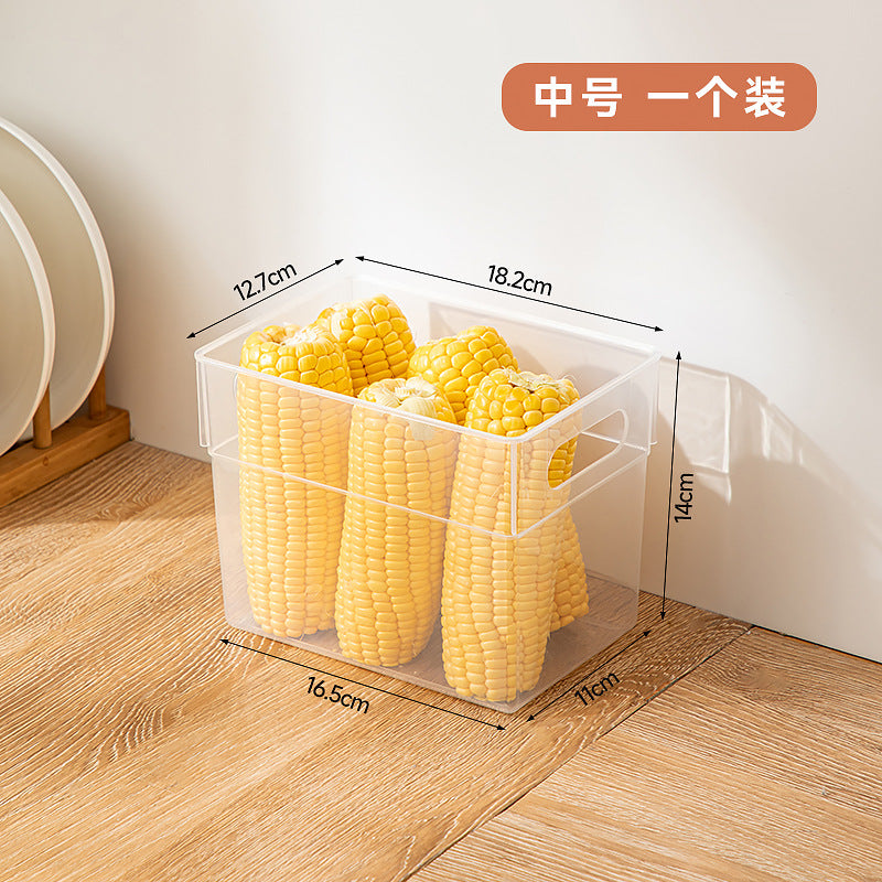 Kitchen Vegetables and Fruits Refrigerator Storage Box Transparent Frozen Fresh-keeping Box Food Grade Beverage Dumplings Egg Storage Box