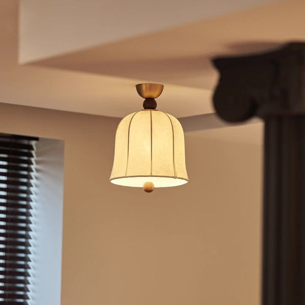 French American retro style entrance entrance lamp ceiling lamp staircase aisle corridor lamp design new fabric lamps