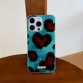 Tinfoil leopard print mobile phone case suitable for apple 17promax/16 anti-fall protective case wholesale apple 17pro