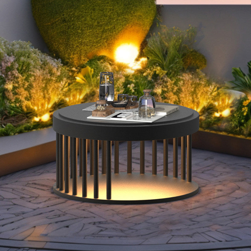 Outdoor solar powered floor lamp - patio, garden, night light, table lamp, coffee table lamp, waterproof lawn lamp, villa courtyard light