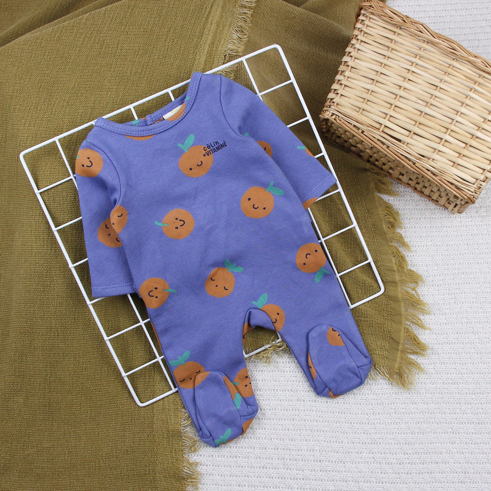 Newborn baby romper long sleeve jumpsuit autumn winter thickened sleepsuit clothes foreign trade children's wear bodysuit
