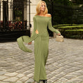 european and american women's clothing  autumn new collection solid color crew neck long sleeve maxi dress cutout tie-up slim fit dress for women