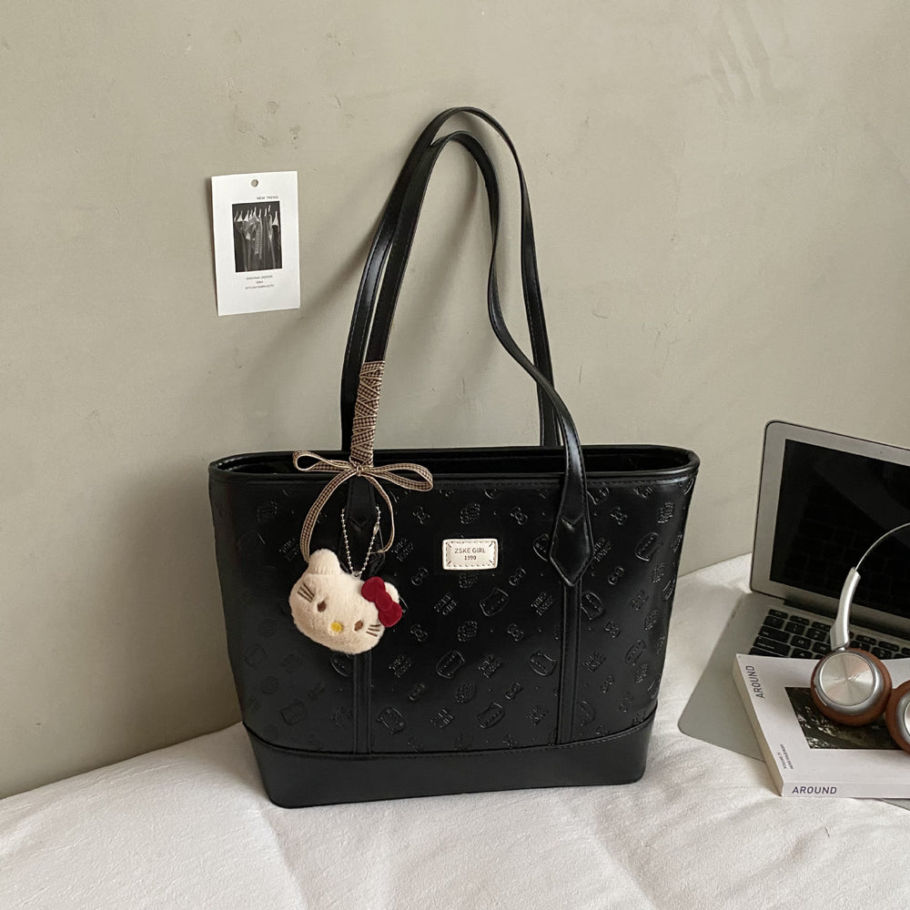 High-end retro bag for women, new autumn collection, versatile basket bag, fashionable and textured shoulder bag, large capacity tote bag