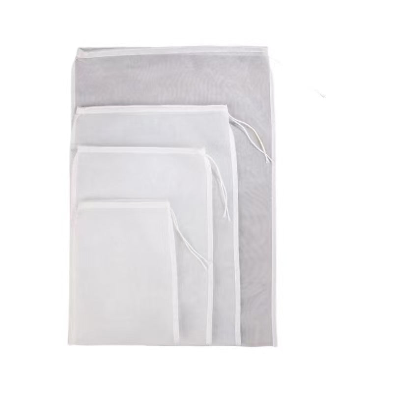 Soy milk filter bag, vegetable dehydration bag, food grade fruit and vegetable filter, ultra-fine mesh, sieve mesh cloth, stuffing bag