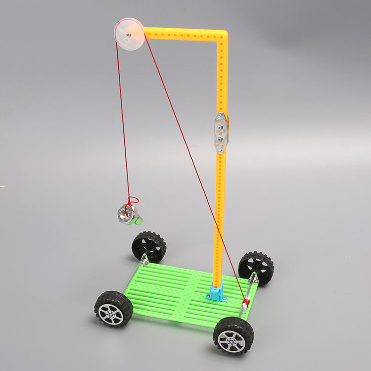 Gravity kinetic energy car, technology small production DIY handmade science experimental equipment children's educational toys student teaching