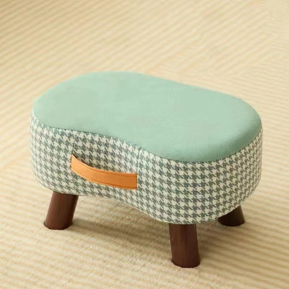 Small stool, shoe changing stool, living room sofa, footstool, coffee table, small stool, shoe changing stool, for home small bench, stacked solid wood