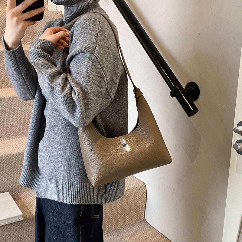 Bags Women's Bags 2025 New Simple Underarm Shoulder Bags Fashion Versatile Handbags Daily Commuter Messenger Bags