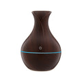 Wood grain round spray mushroom humidifier silent usb air aromatherapy machine mini vase wood grain humidifier