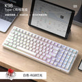 Attack shark k98rgb three-mode hot-swappable mechanical keyboard customized gaming bluetooth wireless keyboard