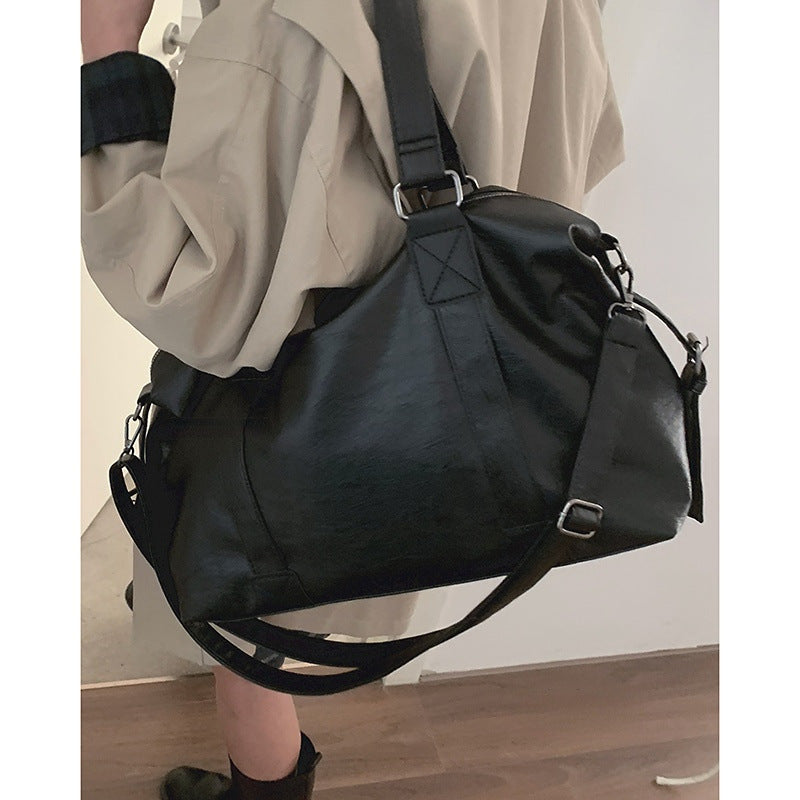 Business trip travel bag Men's portable large-capacity anti-splashing travel fitness bag Women's shoulder messenger luggage bag Duffel bag