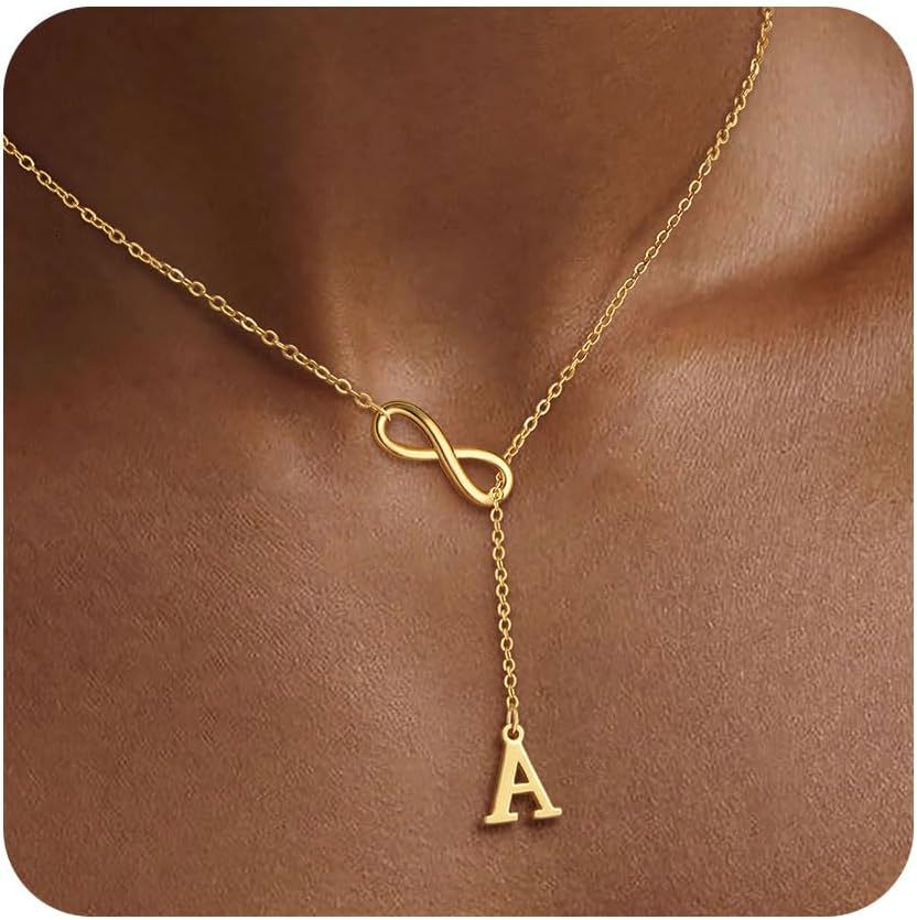 2024 new cross-border e-commerce style: 26 alphabet letter heart pendant necklace - minimalist, versatile, and fashion-forward design
