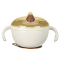 Baby food bowl with straw - anti-spill, suction cup, keeps warm - perfect for soups, cereal, and solid foods