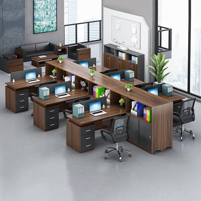 Saint li screen desk chair financial table workstation card slot casual modern staff computer desk