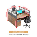 I-shaped-double chair with cabinet